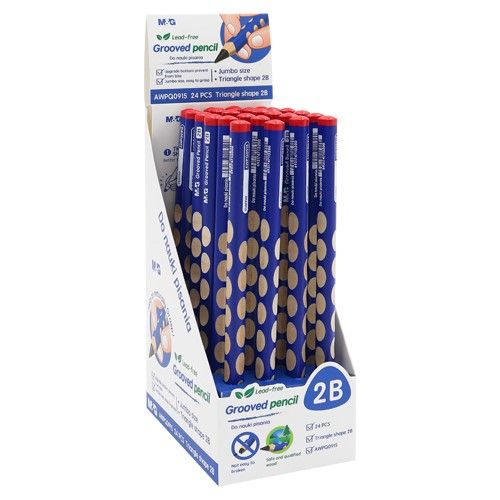 product_image_name-M&G-24 2B Jumbo Pencils, Triangle-2