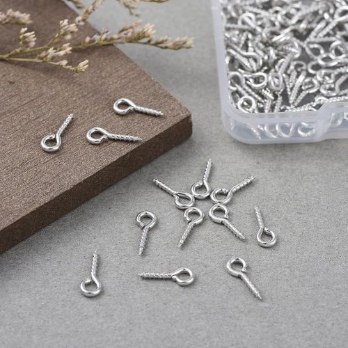 Hot Selling Small Screw Eye Bails Good Quality Small Screw Pin Bails For Jewelry  Making