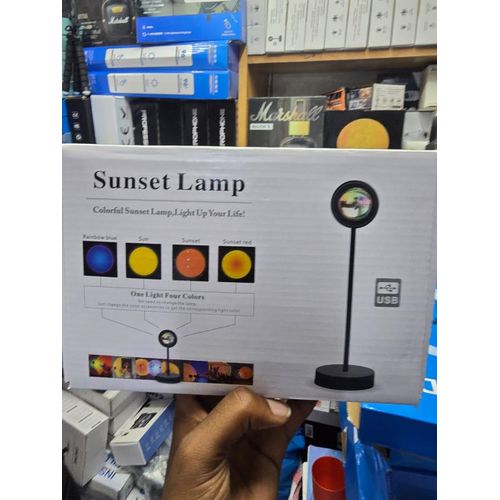 product_image_name-Generic-Sunset Lamp Projection LED Light with Remote Control, 16 Colors, 360° Rotation, Perfect for Photography, Living Room, Bedroom, Gift for Her.-3
