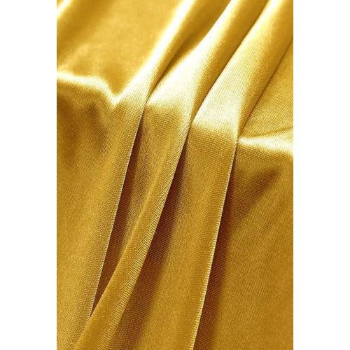 product_image_name-Generic-2 PCS Gold satin curtain 2.5 M each-3