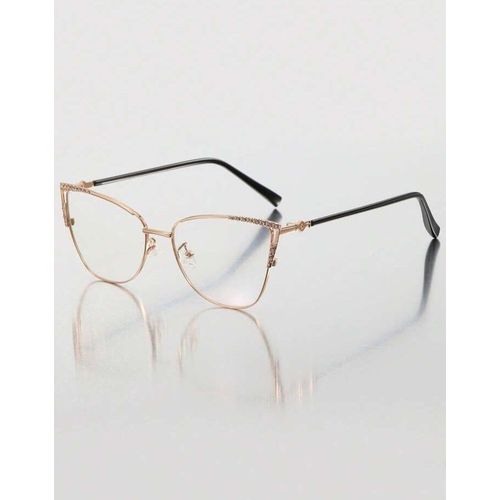product_image_name-Fashion-Women's Cat Eye Anti Blue Light Computer Glasses Optical Prescription Eyewear Frame For Ladies Girls-3