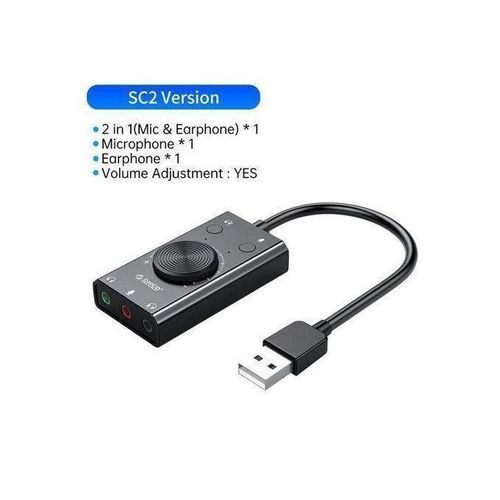 product_image_name-Generic-Orico Portable Usb External Sound Card With 3.5mm Audio Interface USB Hubs-1