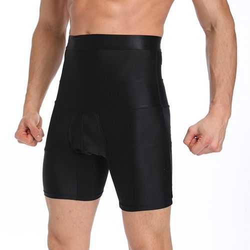 Mens Abdominal Shorts Body Shaper Compression High Waist Trainer Abdominal  Abdominal Slim Body Shaper Boxer Underwear