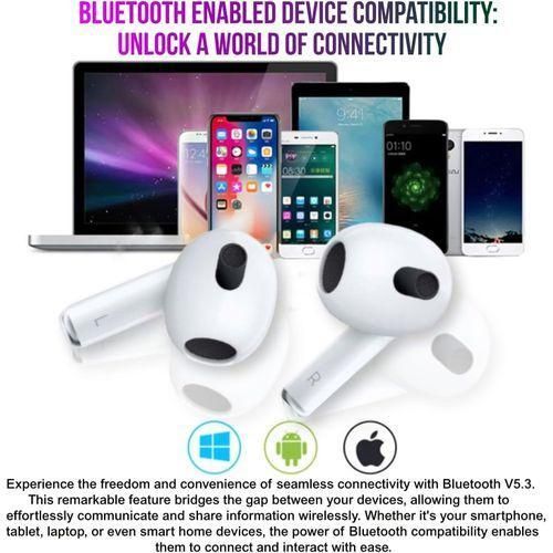 product_image_name-Generic-TWS Bluetooth Earbuds Version 5.3 with Built-in Microphone and Wireless Charging, Bluetooth Earphones-3