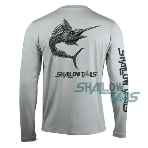 Generic Shallow Tails Fishing Clothing UV Performance Fishing Apparel  Outdoor Long Sleeve Mesh shirt Sun Protection Clothing UPF 50 @ Best Price  Online