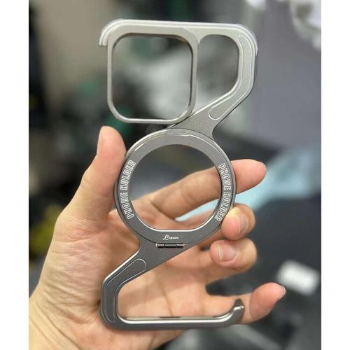 product_image_name-Generic-Minimalist Titanium Frame Case for iPhone 15 Pro Max – Lightweight & Durable with Wireless Charging Support-1