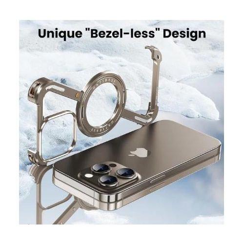 product_image_name-Generic-Minimalist Titanium Frame Case for iPhone 15 Pro Max – Lightweight & Durable with Wireless Charging Support-4