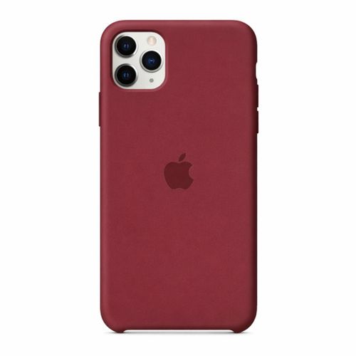 product_image_name-Generic-Silicone Case for iPhone 11 Pro Max, Maroon, Silicon-1
