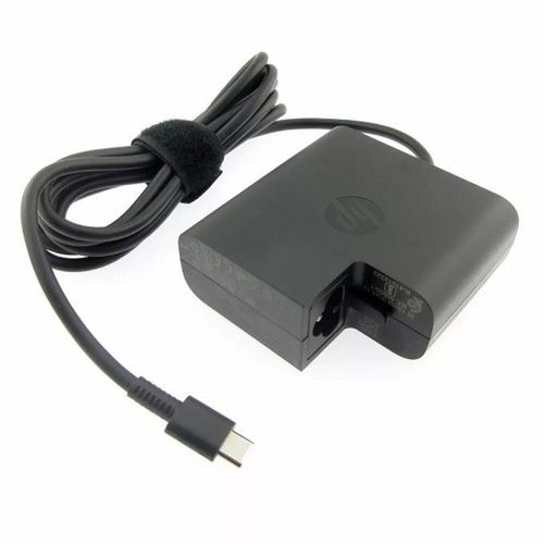 product_image_name-HP- ORIGINAL USB-C Type C Square Power Adapter 65W complete-6