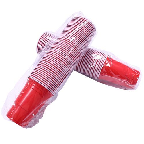 10pcs/Set 450Ml High Quality Red Disposable Plastic Cup Party Cup