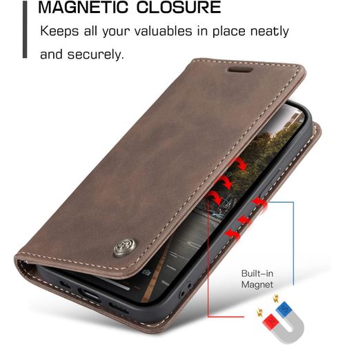 product_image_name-Generic-Brown Retro Leather Wallet Flip Cover for Redmi Note 14 Pro Plus 5G – CaseMe Magnetic Stand Case with Card Slots & All-Round Protection-6