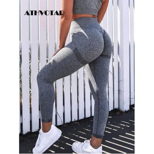 ATHVOTAR Women Sexy Bubble Butt Leggings High Waist