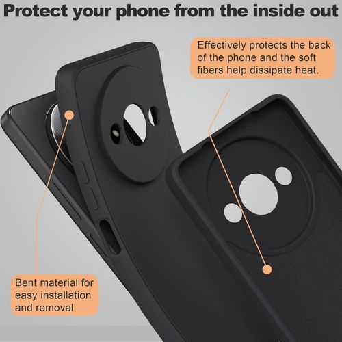 product_image_name-Generic-All Side Shoockproof Rubberised Silicone Cover Case For Xiaomi Redmi A3-2
