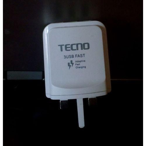 product_image_name-Generic-Tecno Family Fast Charger With 3 USB Ports And A USB Cable-1
