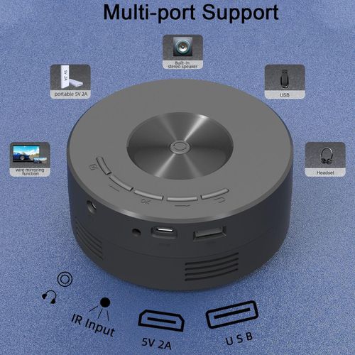 product_image_name-Generic-320 X 180P LED HD Mini Projector USB Powered Support Wired Connection Phone-6