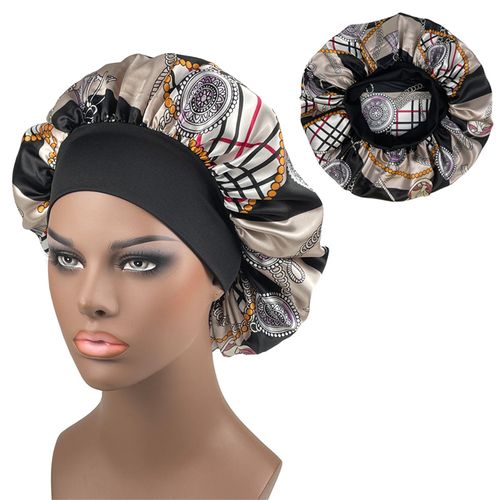 Louis Vuitton Designer Inspired  Silk hair bonnets, Hair bonnet, Head  scarf styles