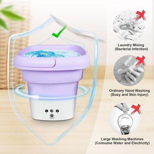 Mini Portable Washer Washing Machine And Dryer 7.5KG Small Washing Machine, MULTICOLOR