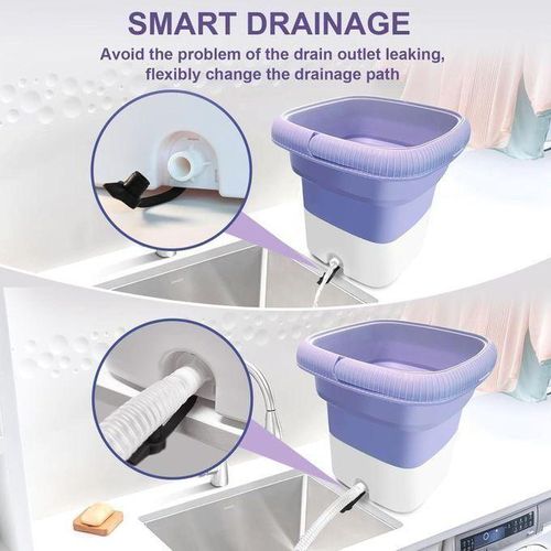 Mini Portable Washer Washing Machine And Dryer 7.5KG Small Washing Machine, MULTICOLOR