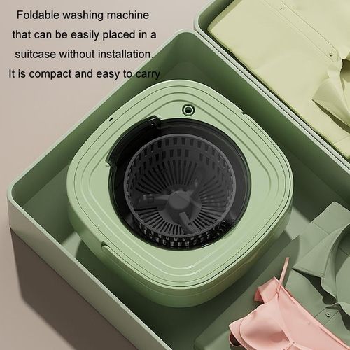 product_image_name-Generic-10.5L Automatic Mini Foldable Washing Machine With Dehydration Function, Size: UK Plug-3