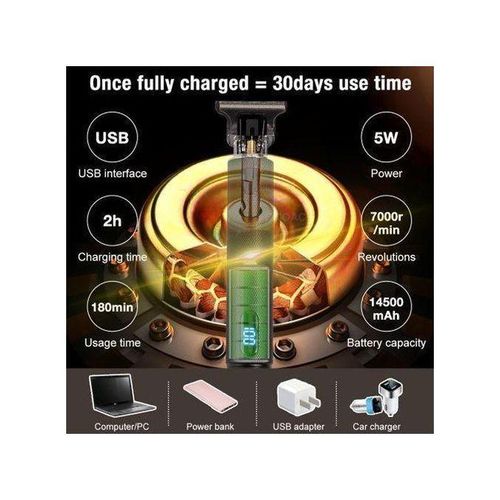 product_image_name-Generic-Rechargeable Hair & Beard Trimmer for Clean Cuts-6