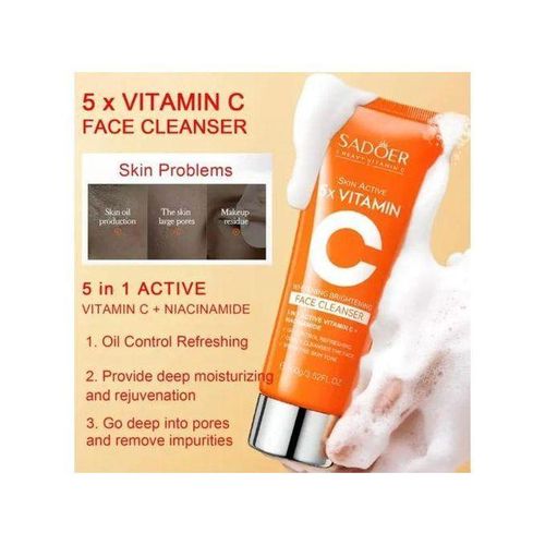 product_image_name-SADOER- 5x Vitamin C Face Cleanser -100g-2
