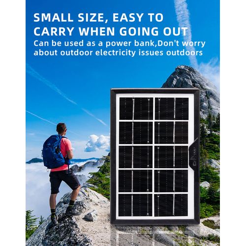 product_image_name-CcLamp-Solar Power Mobile Phone Charging Solar Panel With USB Cable-5