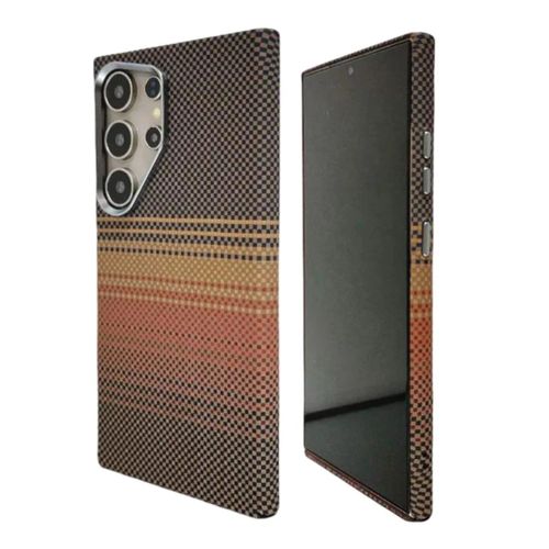 product_image_name-Generic-Samsung Galaxy S23 Ultra Ultra Slim Aramid Fiber Protective Case with Shock Absorbing Drop Protection, Elegant Dual Tone Checkered Carbon Pattern, Lightweight Comfort Grip and Powerful Magnetic MagSafe Support for Wireless Accessories-6