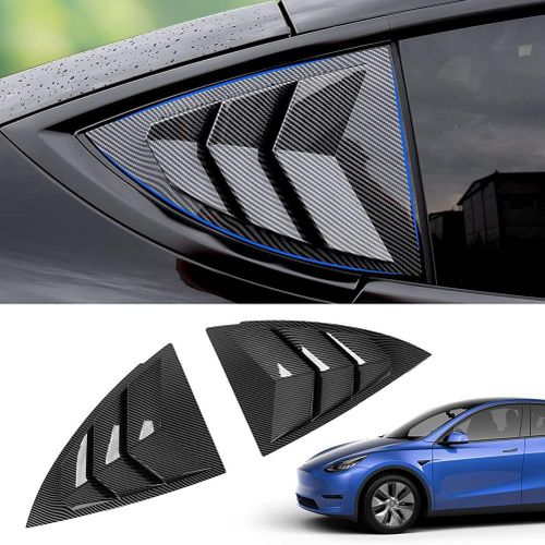 Generic For Tesla Model Y 2020 2021 Rear Side Window Louvers Air @ Best  Price Online