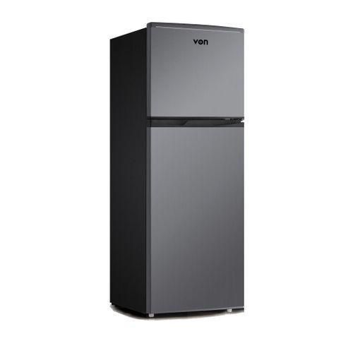 product_image_name-VON-138L Large Capacity Double Door Refrigerator/fridge-1