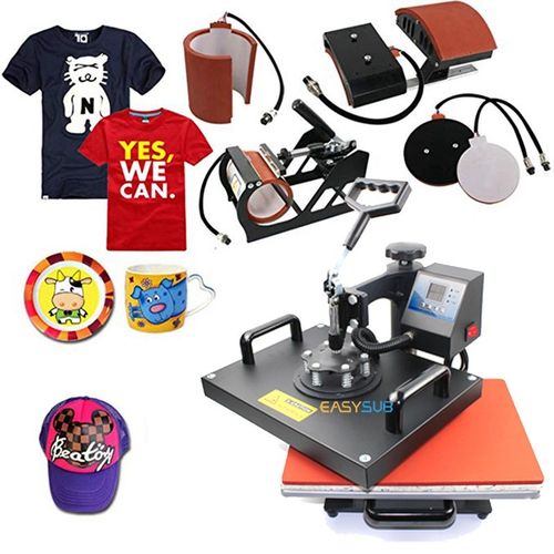 8 in 1 Heat Press Machine 12x15 Digital Sublimation Transfer