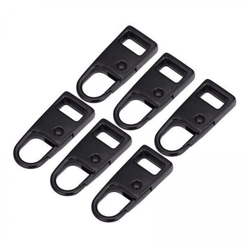 6pcs Removable Zipper Pulls Universal Slider Replacement For Luggage,  Backpack, Jacket And Clothing