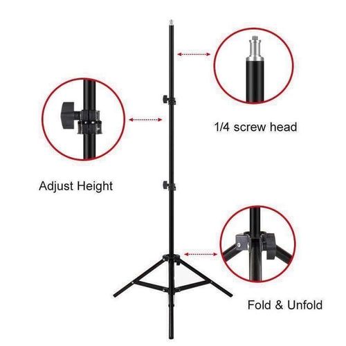 product_image_name-Generic-2 .1  meters Tripod Stand With Phone Holder-3