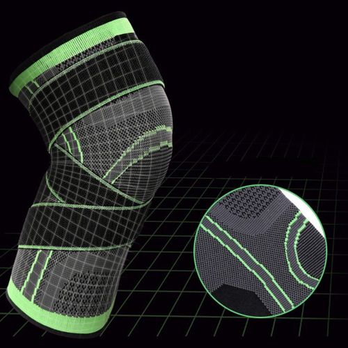 product_image_name-Generic-Knee Supporter, Fixed Knee Supporter, For Sports, For Both Knees, Compression Type, Ligaments Support, Damage Recovery, Breathable, Stretchy, Anti-Slip, Injury Prevention, Exercise, Unisex, Left and Right Use-3