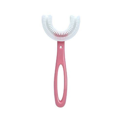 product_image_name-Generic-U-Shaped Silicone Toothbrush For Kids 6-12 Years-2