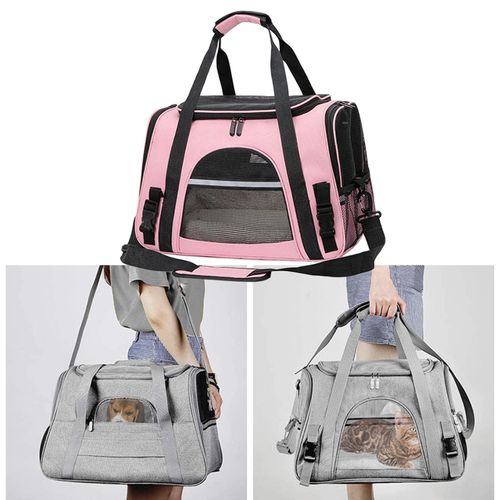 Cat Car Carrier Bags Dog Breathable Backpack Pet Foldable Outgoing Travel  Tote Bag Cat Supplies Puppy Transport Box Accessories