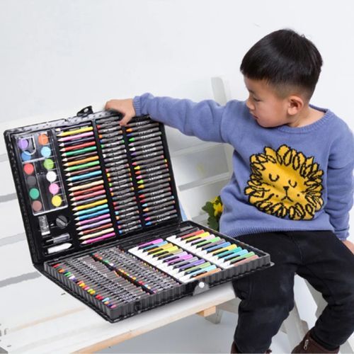 Generic 150Pcs Kids Drawing Set And Colourig Set @ Best Price