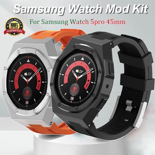 Stainless Steel case+Strap For Samsung Galaxy Watch 5 Pro 45mm