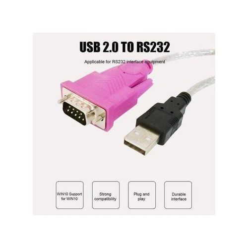 product_image_name-Generic-Pc USB To RS232 Serial Port 9 PIN DB9 COM Cable usb to vga cable -2