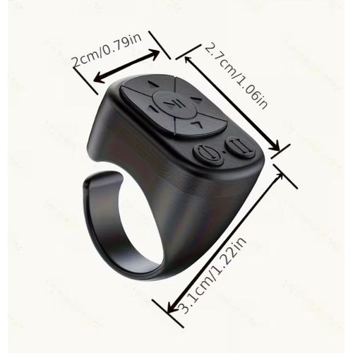 product_image_name-Generic-TikTok Scrolling Ring - Remote Control for TikTok, Bluetooth Page Turner Ring Scroller for iPhone iPad, Camera Shutter Short Video and Music Remote Controller, iOS Android Phone Compatible-8