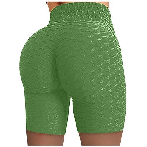 Gym Jogging Running Shorts Yoga Shorts Women High Waist Lifting Push Up  Tight Sports Pocket Fitness