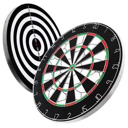 product_image_name-Generic-18 Inches Double Sided Flocked Iron Numbers Dart Board -1