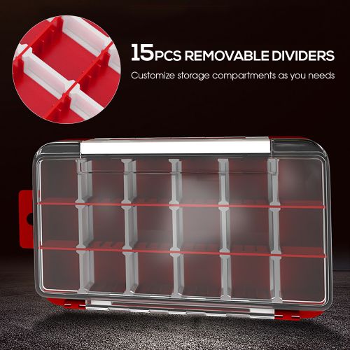 Generic Double Sided Fishing Tackle Box Fishing Lure Storage Case @ Best  Price Online
