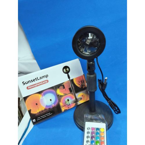 product_image_name-Generic-Sunset Projection Lamp for Bedroom & Office – LED Night Light with USB-3