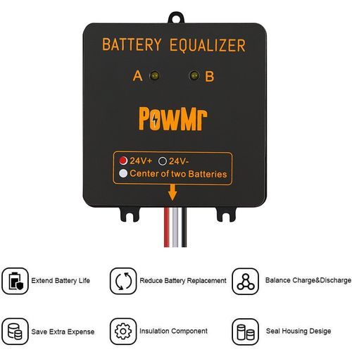 PowMr 24V Solar System Battery Balancer Charger Controller N @ Best Price  Online