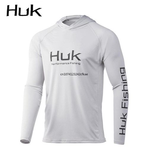 Huk Fishing Shirts Men Performance Long Sleeve Uv Protection