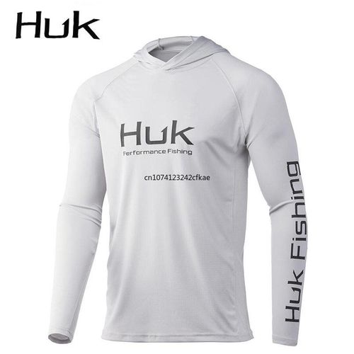 Generic HUK Fishing Hooded Clothing Men Long Sleeve Breathable