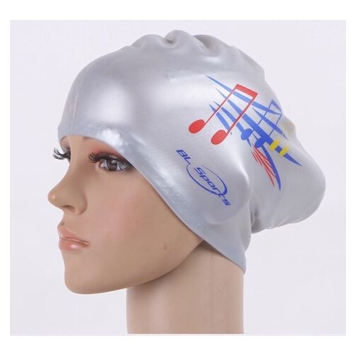 Generic Women Swimming Caps Silicone Super Large Long Hair @ Best