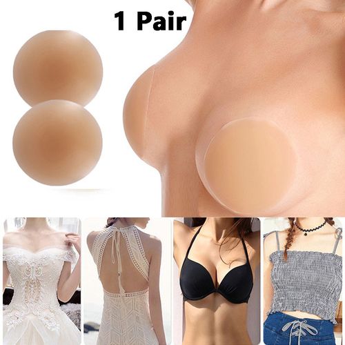 Generic Nipple Covers 1 Pair Soft Reusable Self Adhesive Nipple Covers  Women Silicone Nipple Covers - @ Best Price Online