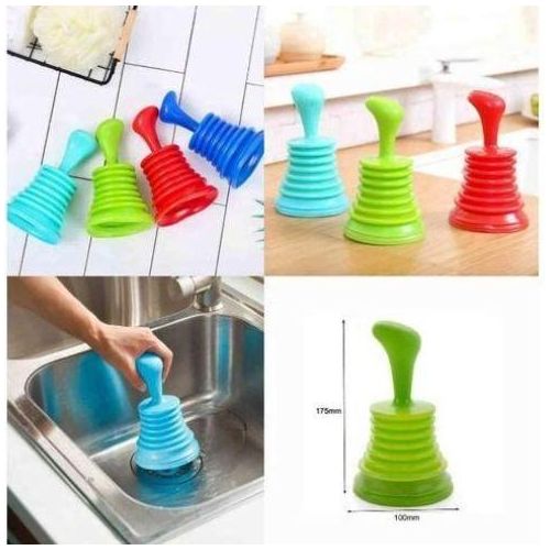 product_image_name-Generic-Pump For Kitchen Sinks, Bathroom And Showers Sink And Drain Plunger-2