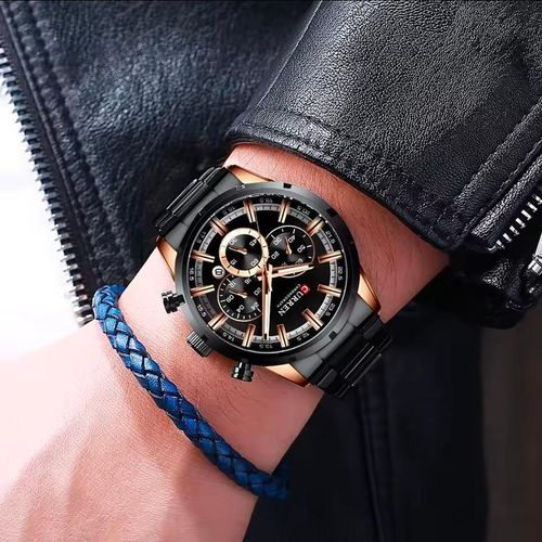 product_image_name-Curren-Men's Functional Chronograph 3ATM Water Resistant Watch-4